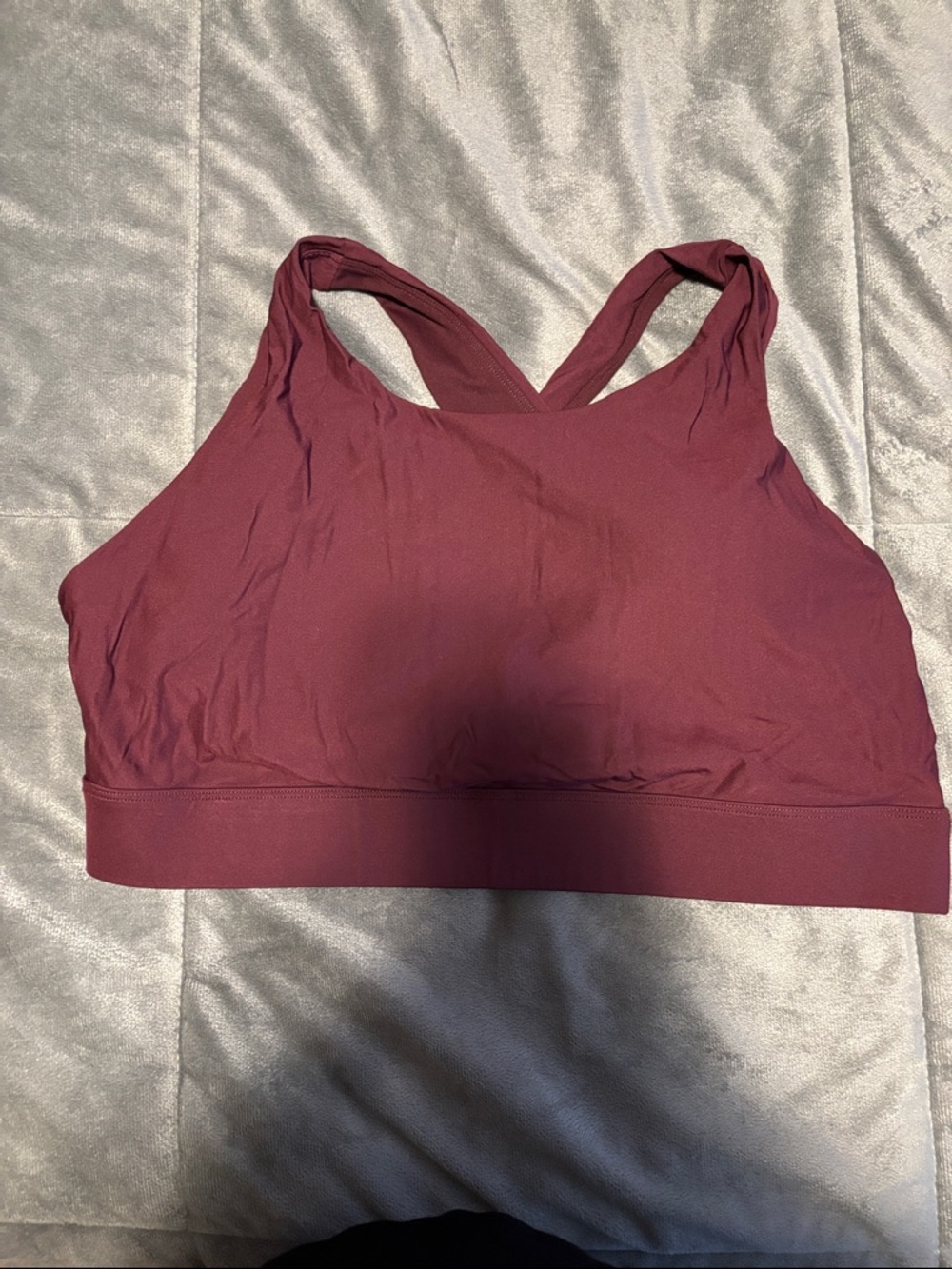 Fabletics Women's Burgundy Sports Bra XXL/1X